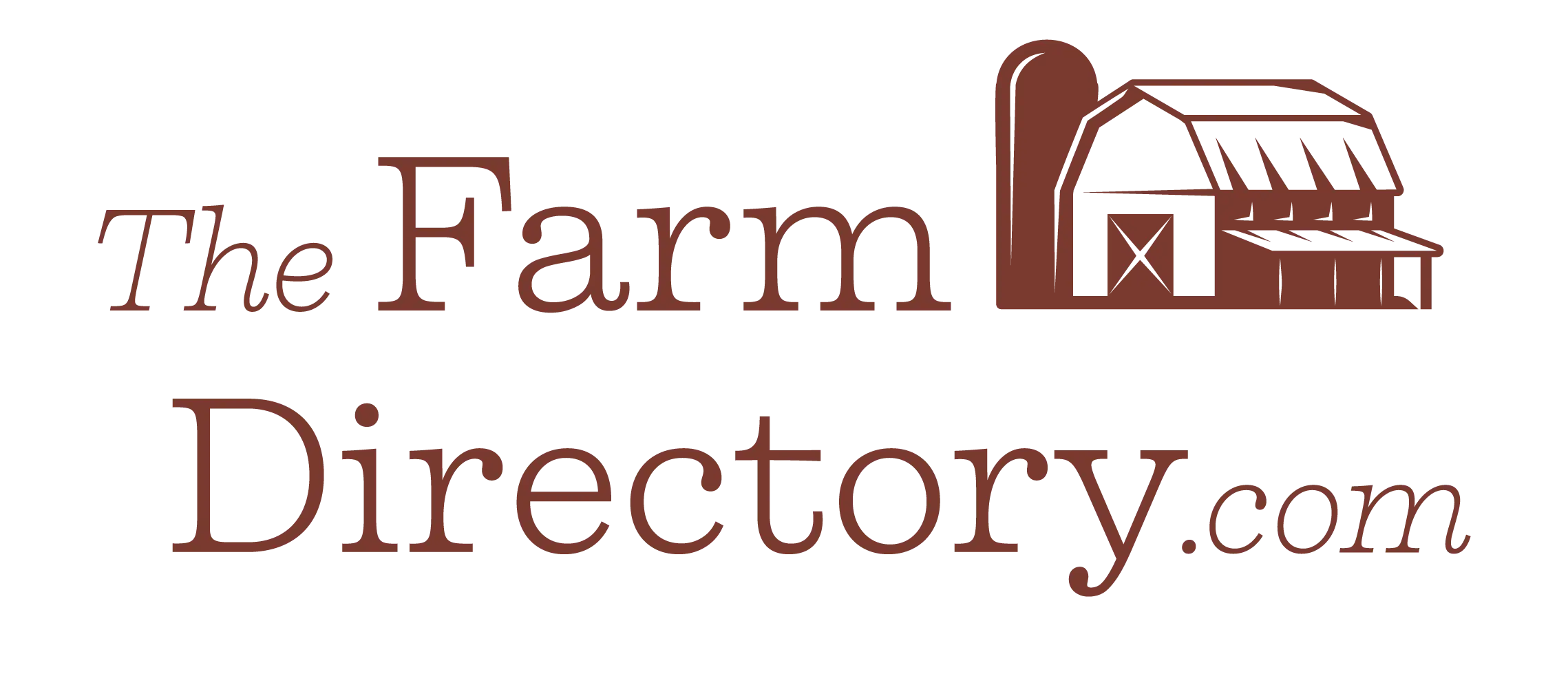 Picture of barn and silo with The Farm Directory.com text